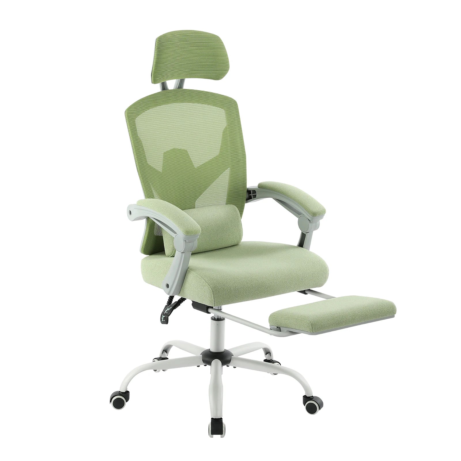 Erastic ZenMax – Fauteuil Ergonomique de Bureau avec Repose-Jambes Intégré