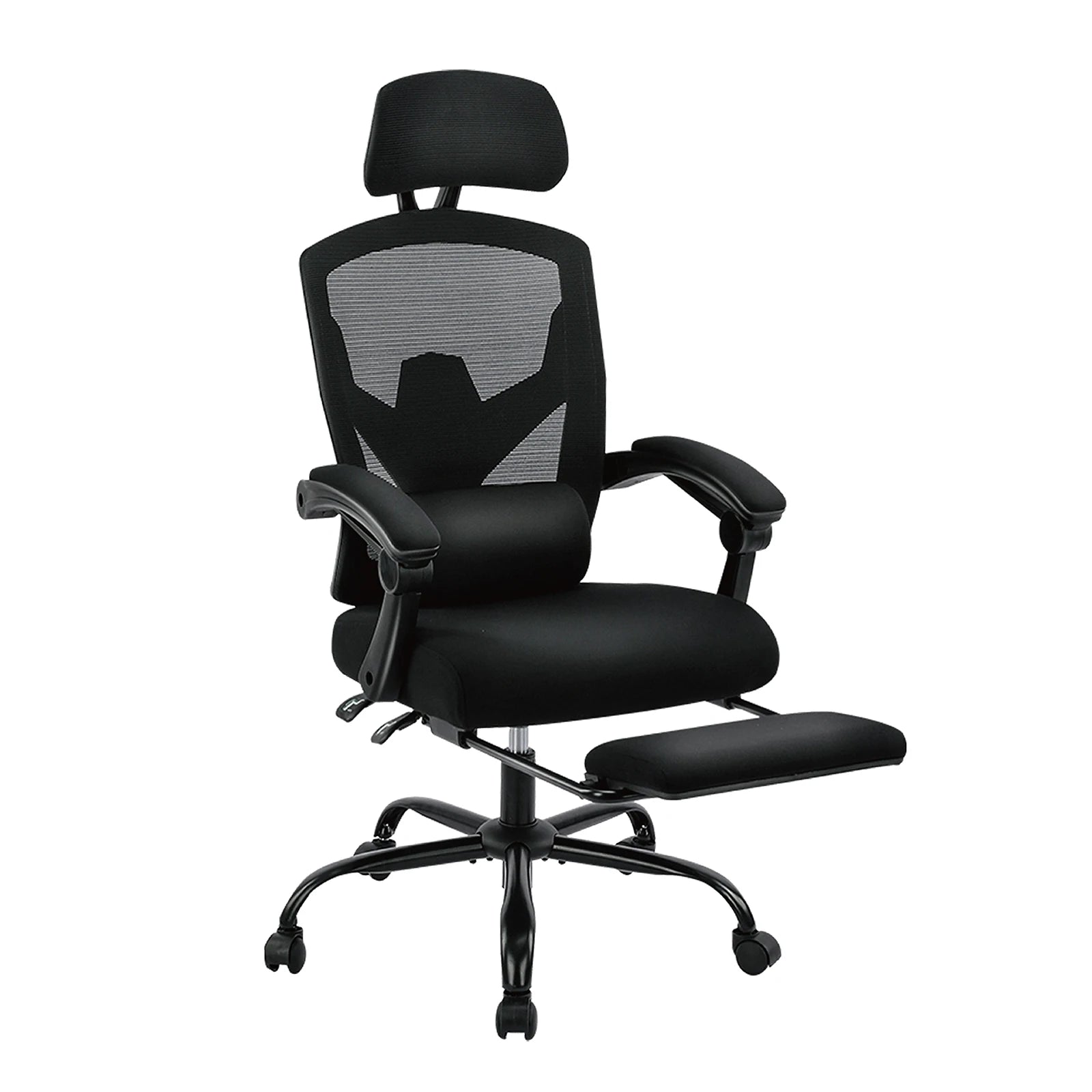 Erastic ZenMax – Fauteuil Ergonomique de Bureau avec Repose-Jambes Intégré