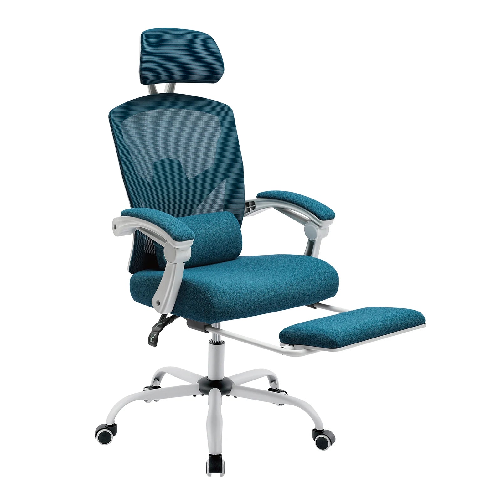 Erastic ZenMax – Fauteuil Ergonomique de Bureau avec Repose-Jambes Intégré